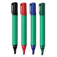 5 Star Eco Drywipe Marker Pen Chisel Tip (Blue) Pack of 10