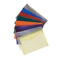 5 Star (A4) Envelope Wallet Polypropylene (Translucent Assorted) Pack of 25