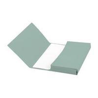 5 star a4 document wallet half flap 285gsm green pack of 50