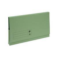 5 Star Document Wallet Full Flap Foolscap 285gms (Green) Pack of 50