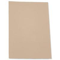 5 Star (Foolscap) Square Cut Folder Recycled Pre-punched (Buff) Pack of 100