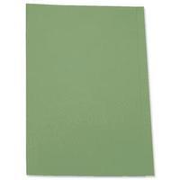 5 Star (Foolscap) Square Cut Folder Recycled Pre-punched (Green) Pack of 100