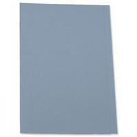 5 star foolscap square cut folder recycled pre punched 180gsm blue pac ...