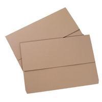 5 Star Eco (Foolscap) 170g/m2 Square Cut Folders Kraft Pack of 100