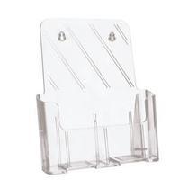 5 star a4 literature holder angled clear