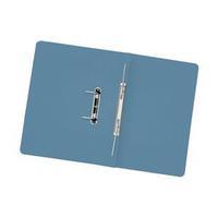 5 Star (Foolscap) Transfer Spring Files 315g/m2 Capacity 38mm (Blue) - 1 x Pack of 50 Files 348-BLUZ