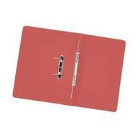 5 Star (Foolscap) Transfer Spring Files 315g/m2 Capacity 38mm (Red) - 1 x Pack of 50 Files 348-REDZ