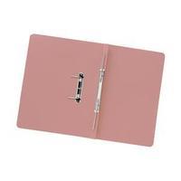 5 star foolscap transfer spring files 315gm2 capacity 38mm pink 1 x pa ...