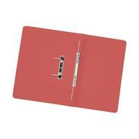 5 Star (Foolscap) Pocket Transfer Spring File 380g/m2 (Red) - 1 x Pack of 25 Files