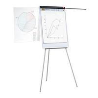 5 Star (A1) Easel Drywipe Magnetic with Pen Tray and Extension Arms Capacity (Grey)
