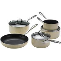 5 piece pan set buttermilk aluminium