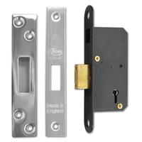 5-Lever Deadlock for Aluminium / Narrow-Stile Doors