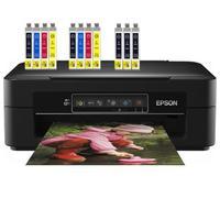 5 x Epson T2991 Black and 2 x T2992-94 Colour Compatible Cartridges and FREE Epson XP-245 Printer