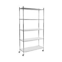 5 shelf metal storage rack