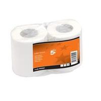 5 Star Toilet Tissue Twin Pack 200 Sheets Per Roll (White) Pack of 36
