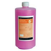 5 Star Facilities (1 Litre) Luxury Soap Cartridge (Pink) for use in a Dispenser
