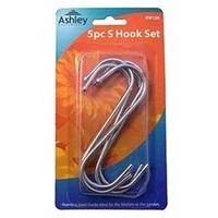 5 Piece Stainless Steel S Hook Set