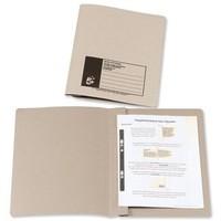 5 Star Flat File Recycled Manilla 285gsm 38mm Foolscap Buff [Pack 50]
