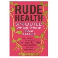 5 pack of rude health organic sprouted whole wheat flour 500 g