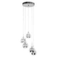 5 Pendant Light Clear GlassChrome