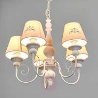 5-bulb Robin chandelier