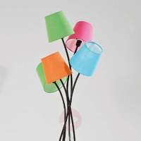 5 bulb floor lamp CINQUE COLORE