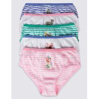 5 Pack Pure Cotton Printed Briefs (18 Months - 12 Years)