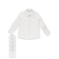 5 Pack Girls Easy to Iron Long Sleeve Shirts