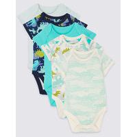 5 pack pure cotton bodysuits