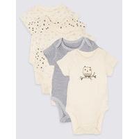 5 Pack Pure Cotton Bodysuits