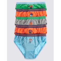 5 Pack Pure Cotton Briefs (1-8 Years)