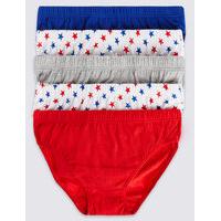 5 Pack Pure Cotton Briefs (18 Months - 16 Years)