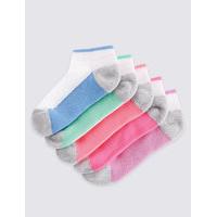 5 pairs of freshfeet trainer liner socks 3 14 years
