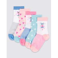 5 Pairs of Freshfeet Socks (1-6 Years)