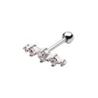 5 Gem Cartilage Earring