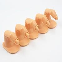 5 PCS False Practice Finger for Nail Art Decorations Practice Design Training Display