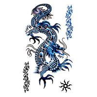 5 Pcs Dragon Waterproof Temporary Tattoo(17.5cm10cm)