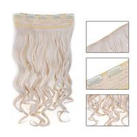 5 Clips Wavy 60# synthetic Hair Clip In Hair Extensions For Ladies more colors available