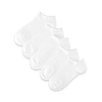 5 Pairs of Freshfeet Cotton Rich Trainer Liner Socks (5-14 Years)