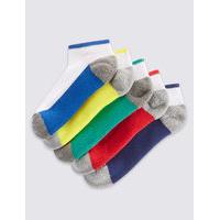 5 Pairs of Freshfeet Trainer Liner Socks (3-16 Years)