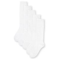 5 Pairs of Freshfeet Cotton Rich Textured Butterfly Knee High Socks (2-11 Years)