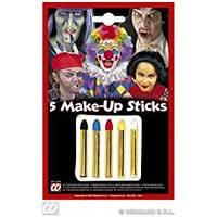 5 colour face body makeup sticks