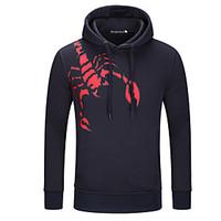 5 Colors High Quality Men\'s Casual/Daily Simple Hoodie Print Round Neck Micro-elastic Cotton Long Sleeve Spring Fall Hot Sale