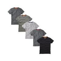 5 Pack Crew Neck T-Shirt