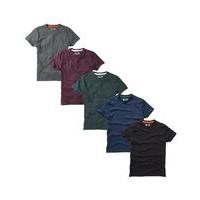 5 pack crew neck t shirt