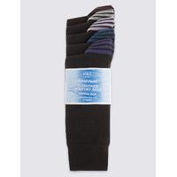 5 Pairs of Freshfeet Cushioned Sole Socks