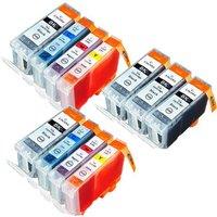 5 x Black (BCI-3eK) and 2 x Colour Set (BCI-3eC/M/Y) Canon Compatible Cartridges