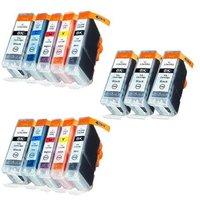 5 x Black BCI-3eK and 2 x Colour Set (BCI-6K/C/M/Y) Canon Compatible Cartridges