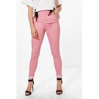 5 Pocket Pink Denim Skinny Jeans - dusky pink