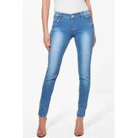 5 Pocket Skinny Jeans - blue